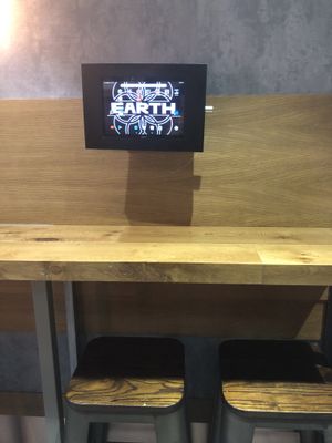 Cool I pads to play on  at Earth Restaurant & Takeaway in Petersfield