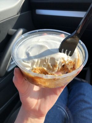 Banoffee pie at Earth Restaurant & Takeaway in Petersfield