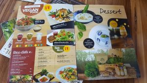 vegan option at Ohkajhu Organic Restaurant - San Sai in Chiang Mai