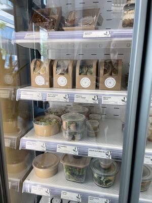 grab and go items  at Plant Cafe in Hamala