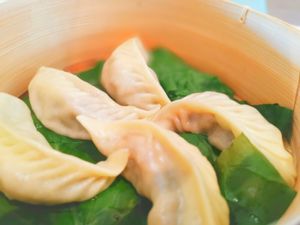 Spinach 😋 and Mushroom 🍄 Dumplings 🥟 at Plant Cafe in Hamala