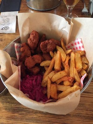 Vegan fried chicken main at Source in York