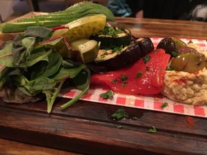 Vegan platter  at Source in York