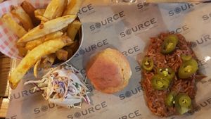 Pulled jackfruit at Source in York