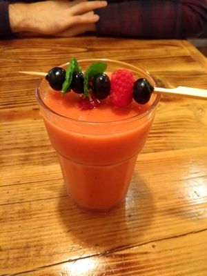 Melon smoothie at Source in York