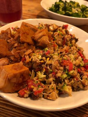 Superfood salad with jackfruit at Source in York