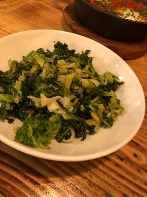 Side order of greens  at Source in York