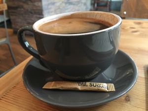 Fantastic black Americano. at Source in York