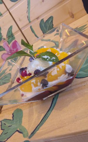 Ace cream yummy at Sa Cova in Mallorca