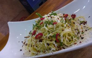 Alio ok pepoeroncino súper Plate at Sa Cova in Mallorca