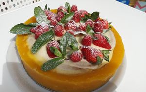 Vegan cake #Tuttifrutti #dessert at Sa Cova in Mallorca