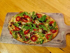 Bruschetta vegana  at Sa Cova in Mallorca