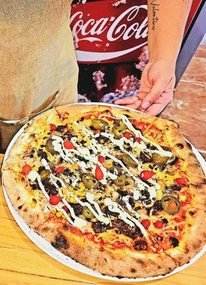 Pizza YUMMY  at Sa Cova in Mallorca