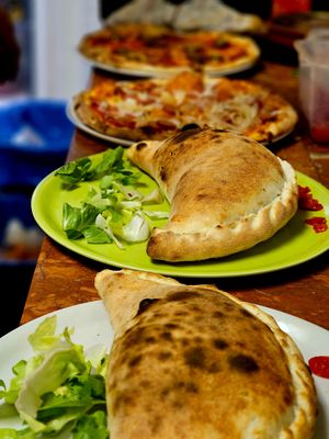 Calzoni  at Sa Cova in Mallorca