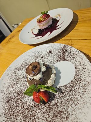 Vegan Chescakes at Sa Cova in Mallorca