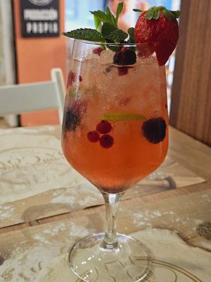 White Sangría at Sa Cova in Mallorca