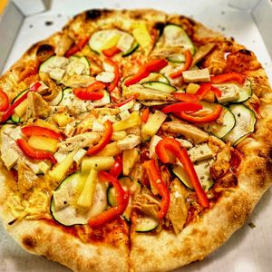 Pizza Veggy Funky and gluten free at Sa Cova in Mallorca