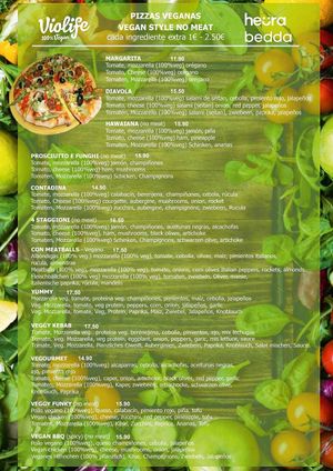 Vegan pizza 🍕 at Sa Cova in Mallorca