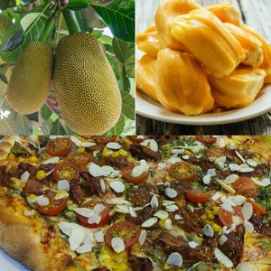 #JACKFRUIT #Pizza #pulledporrk #veganpizza #Bestpizza #palmademallorca #PizzeriaVegana #Palma at Sa Cova in Mallorca