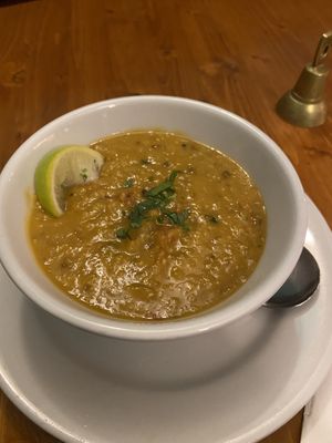 Red Lentil Soup  at Dobra Tea in Ashland