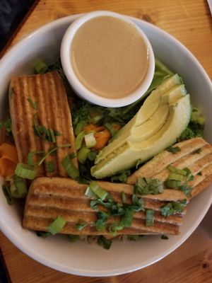 Peanut bowl at Dobra Tea in Ashland