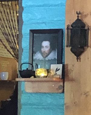 Gotta love how they honor the Bard at Dobra Tea in Ashland