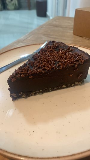 Brigadeiro 💙 100% vegan   at Raposa Vegana in Cuiaba
