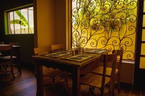 Cozy space at Raposa Vegana in Cuiaba