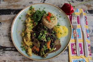 Feijoada Vegana. at Raposa Vegana in Cuiaba