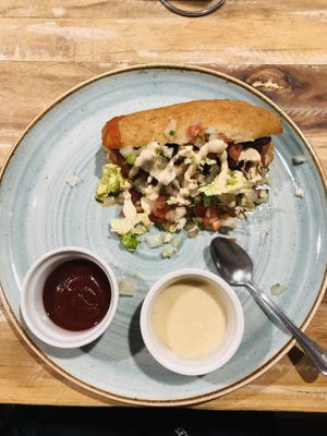 Not dog ou cachorro quente vegano  at Raposa Vegana in Cuiaba