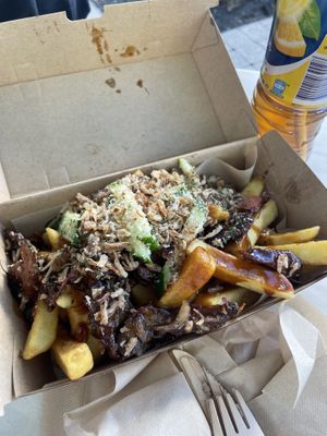 Loaded fries  at The Fish Shack in Canberra
