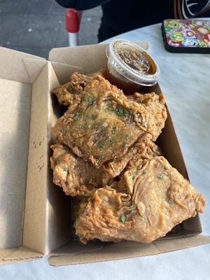 Chicken "bucket”  at The Fish Shack in Canberra