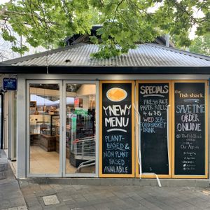 Outside at The Fish Shack in Canberra