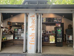 Front of shop at The Fish Shack in Canberra