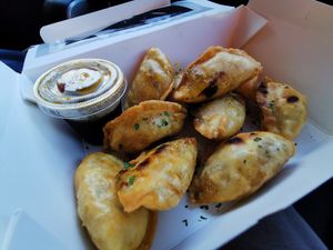 Vegan Gyōza at The Fish Shack in Canberra