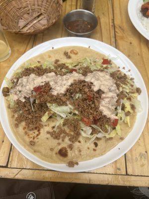 Seitan wrap  at Lupito Cocina Vegana in La Paz