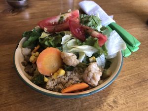 Salad   at Lupito Cocina Vegana in La Paz