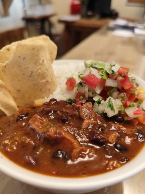 Chilli at Lupito Cocina Vegana in La Paz