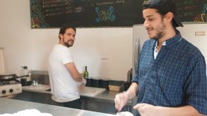 Brothers at work at Summu in Antigua