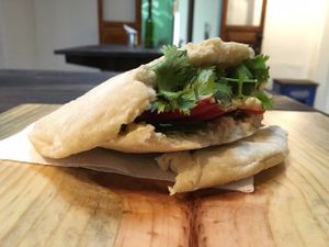 Veggie Sandwich at Summu in Antigua