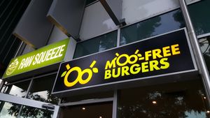 Outside at MooFree Burgers - North Lakes in Moreton Bay Region
