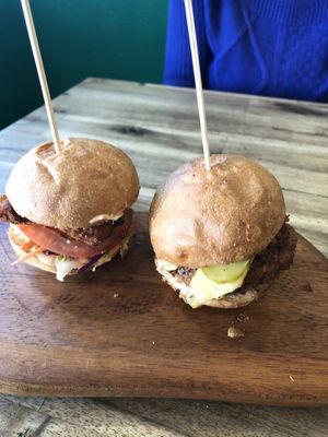 Sliders 👍👍 at MooFree Burgers - North Lakes in Moreton Bay Region