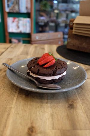 Monster cookie at MooFree Burgers - North Lakes in Moreton Bay Region