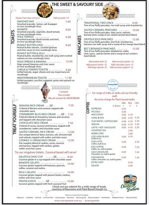 New menu  at MooFree Burgers - North Lakes in Moreton Bay Region