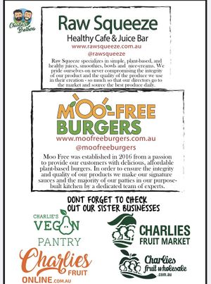 New menu at MooFree Burgers - North Lakes in Moreton Bay Region