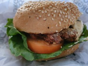 Burger at MooFree Burgers - North Lakes in Moreton Bay Region