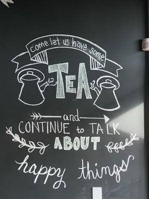 chalk art  at Provisions Coffee & Kitchen in Wesley Chapel