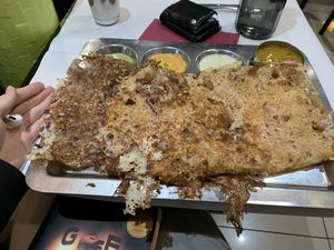 All of this for just €9.-!  at Saravanaa Bhavan in Paris