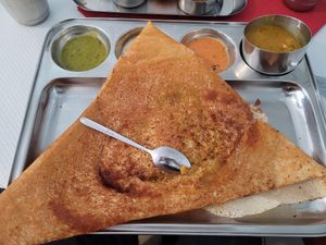 Masala Dosa  at Saravanaa Bhavan in Paris