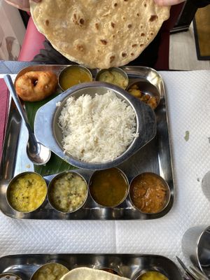 Nhami.  at Saravanaa Bhavan in Paris
